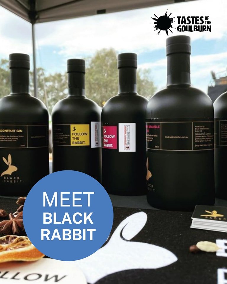 🍸✨ Follow the rabbit hole and discover the spirited charm of @blackrabbitdistillery at Tastes of the Goulburn, this Saturday 27 April.

🐰🌿Nestled among orchards renowned for producing the finest plums, @blackrabbitdistillery makes its base spirit 