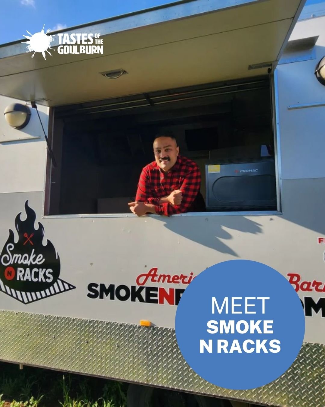 🔥🍖 Savour the smoky goodness of @smokenracks at Tastes of the Goulburn, this Saturday, 27 April! 

Specialising in slow-cooked, smoked meats, they'll be bringing a feast of flavours to festival-goers including 12-hour slow-cooked beef brisket, 8-ho