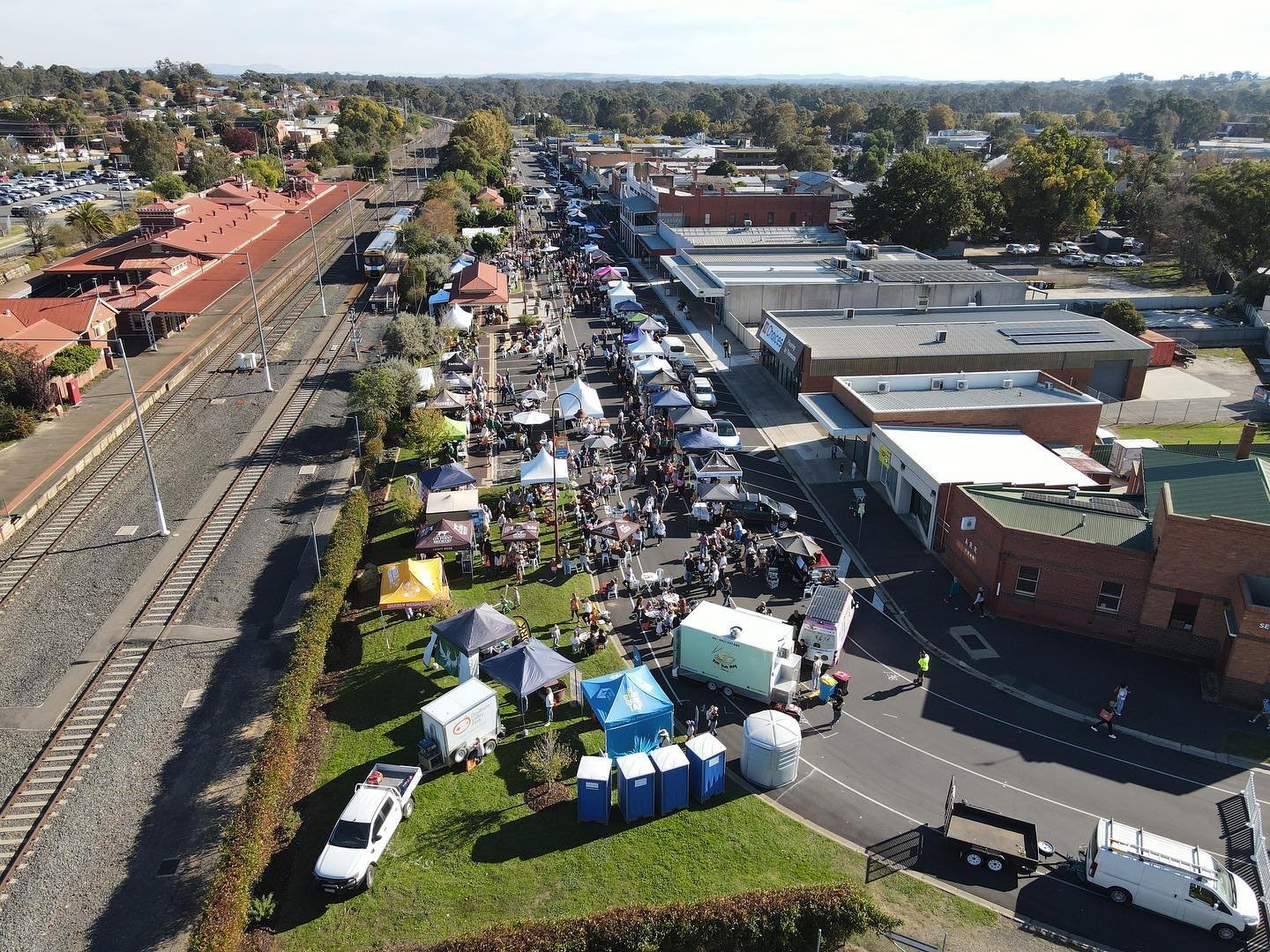 You asked for good weather, good food, wine and produce, good music, and an all round good day out in the Goulburn Valley. 

We delivered! 

Thanks for capturing it from above @bennygregs @bgcaptivate