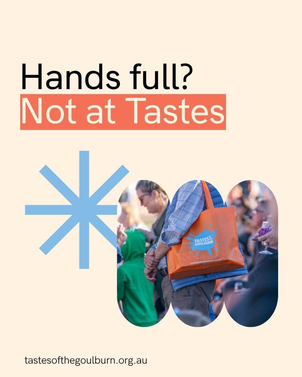 It&rsquo;s not just a tote&hellip; it&rsquo;s your Tastes survival kit.

From your first sip to your final snack stop, your bright orange Tastes tote has you covered 🍷🧀
✔️ Carry your goodies from 50+ vendors
✔️ Keep your hands free for tastings (im