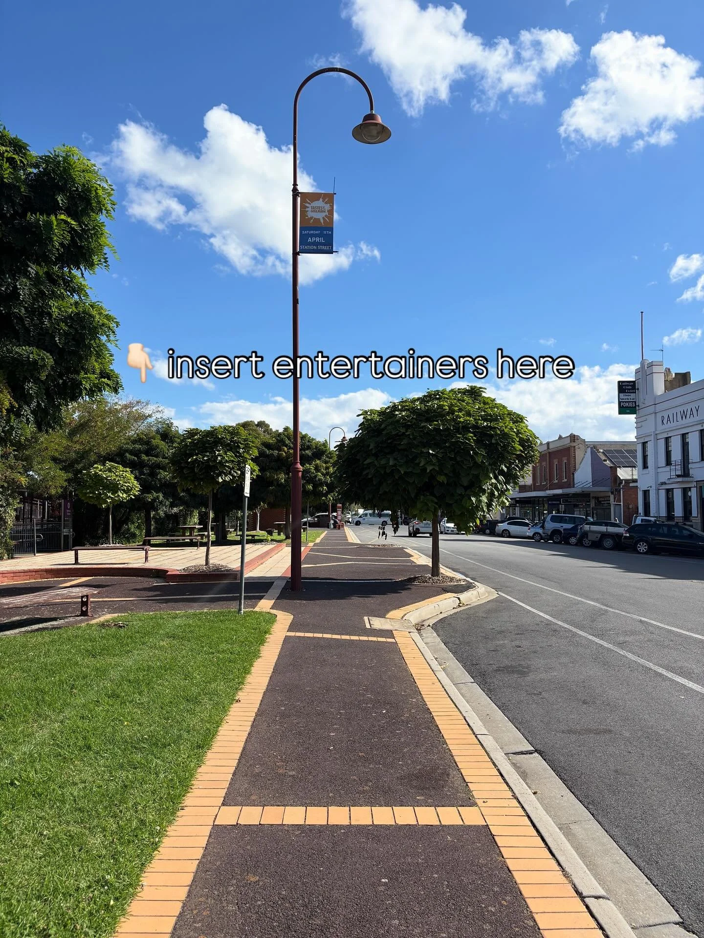 The sun was shining today and Station St is ready for your arrival!

Here are a few pics to help you mentally prepare what&rsquo;s ahead!

See you on Saturday!!

Tickets at link in bio 👆🏻

Tastes of the Goulburn
Saturday 11 April 2026
10am - 4pm
St