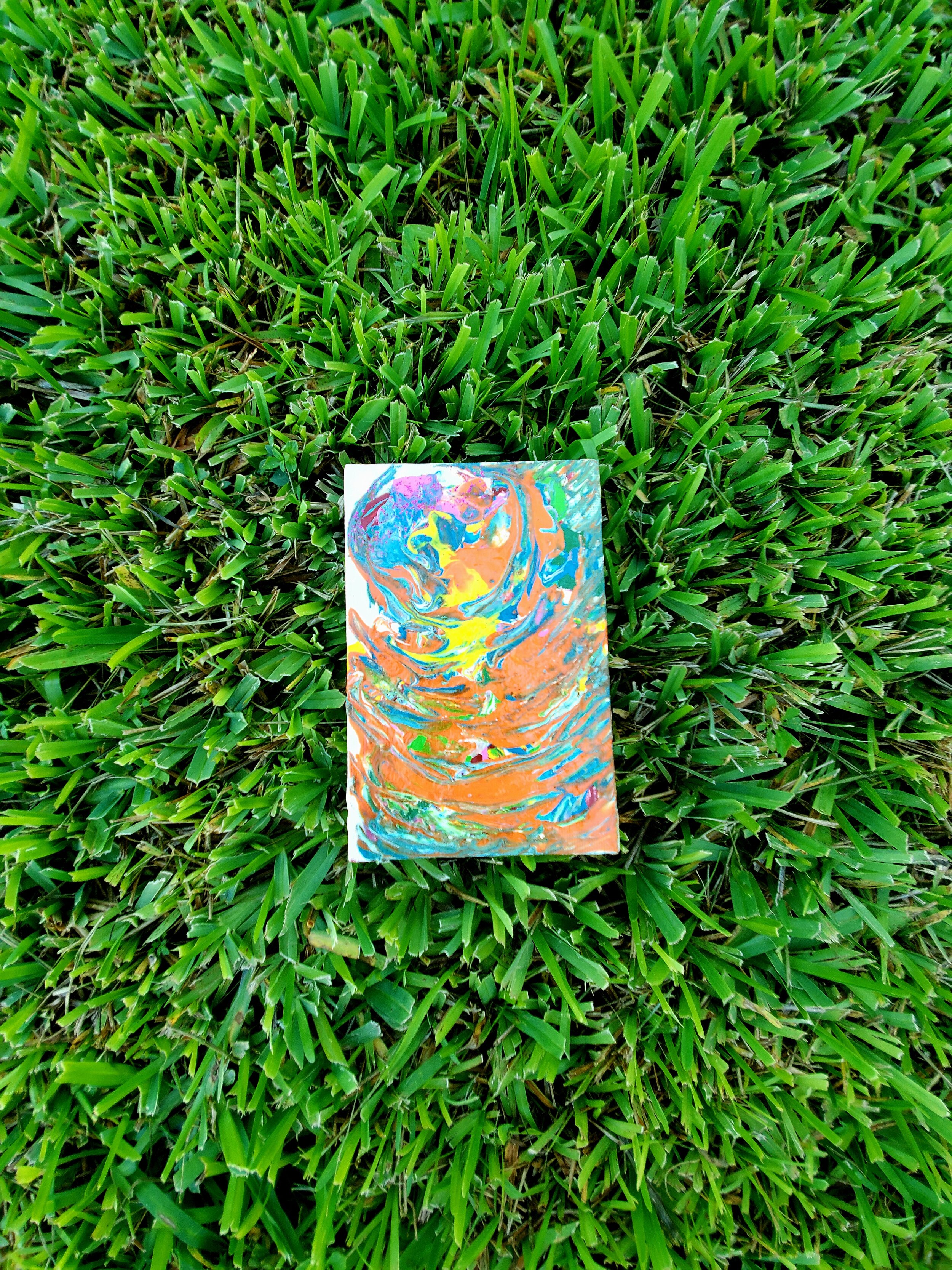 Hora de playa - Beach hour 6X4" painting