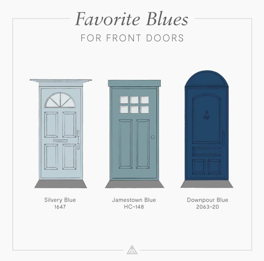 Happy Monday! Which @benjaminmoore blue is your fave?