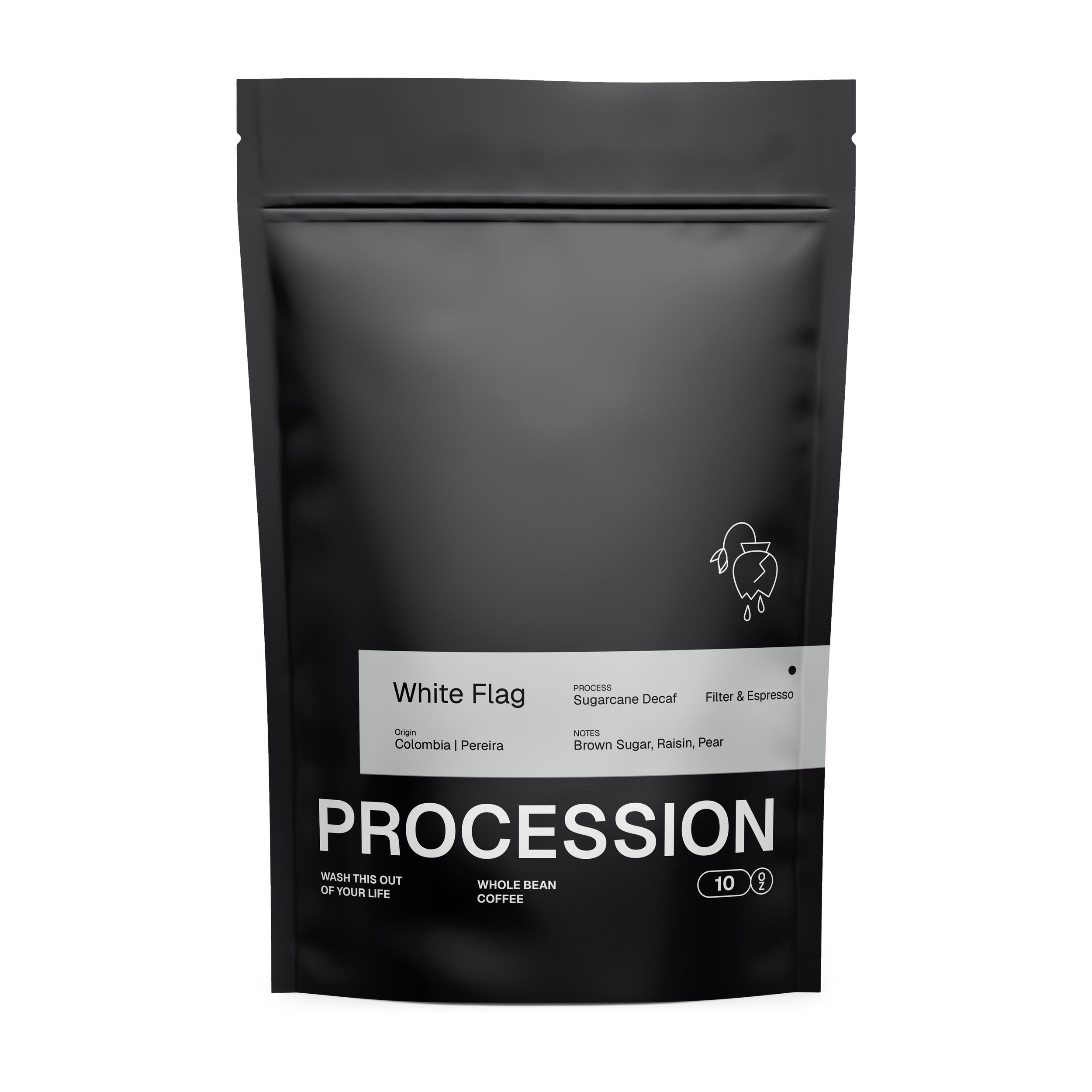 White Flag - Decaf Colombia - Whole Bean (283g)