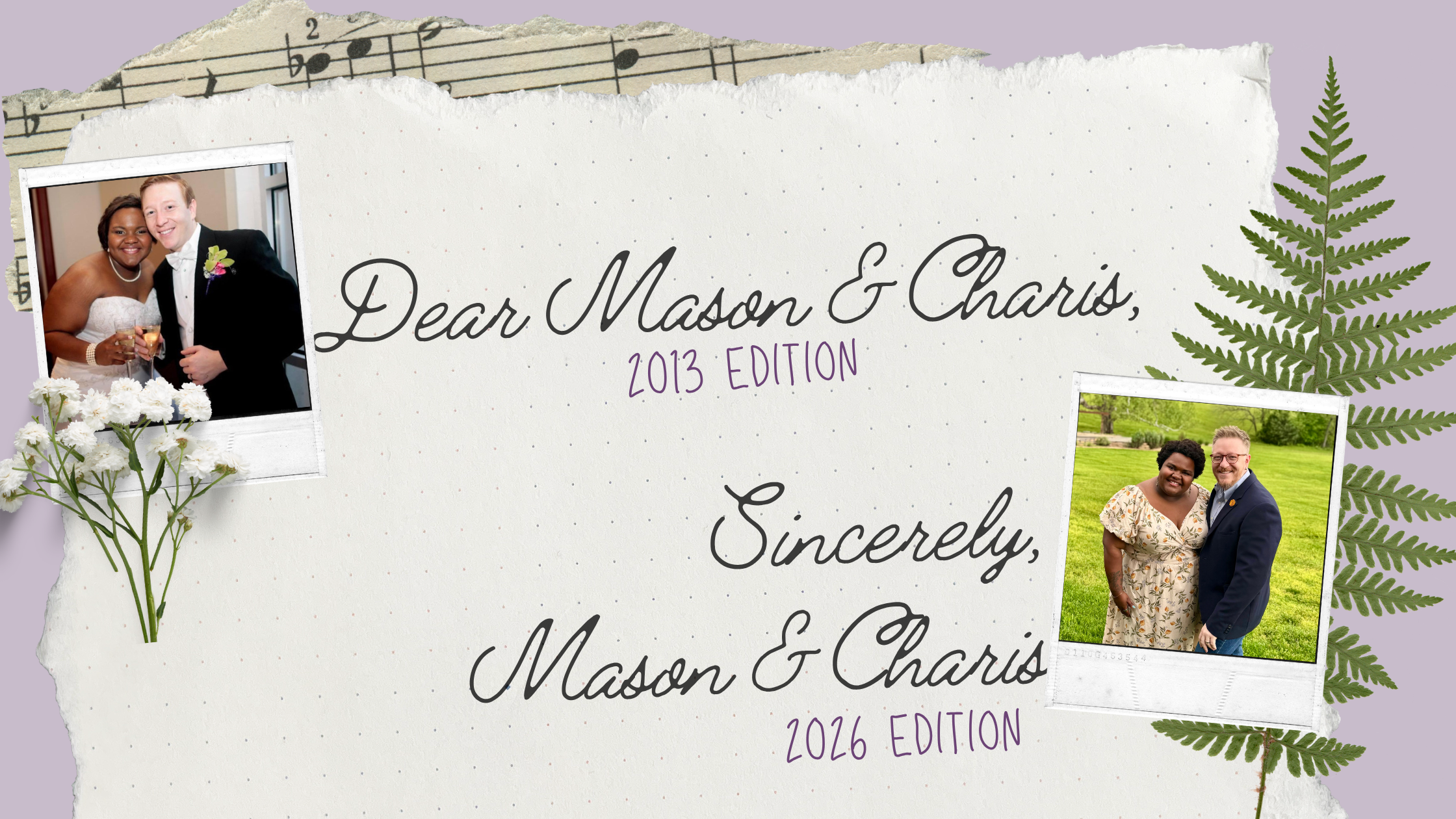 Dear Mason &amp; Charis 2013…
