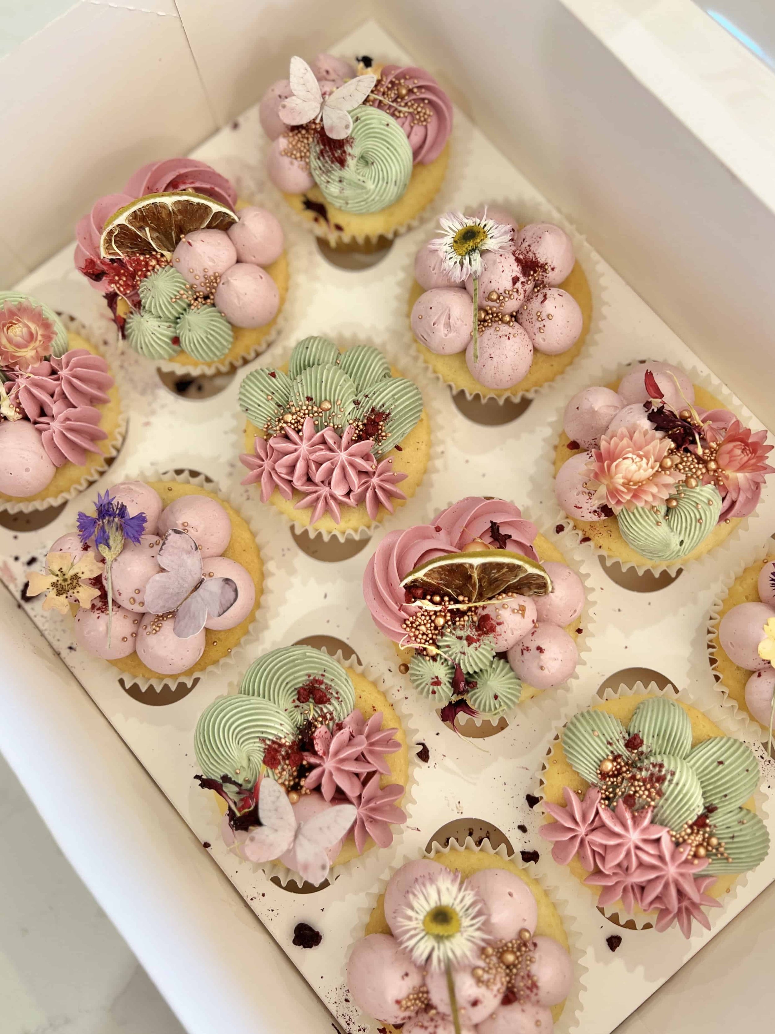 Cupcakes inspired by Toowoomba Carnival of Flowers — Cas' Cakery