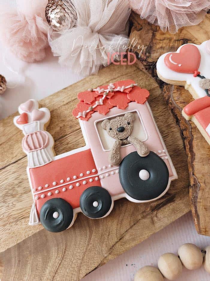 Valentine's Day Cookies Toowoomba Royal Icing — Cas' Cakery