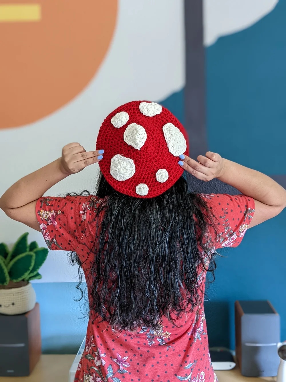 Crochet Mushroom Beret — Girl On Arts display picture 2