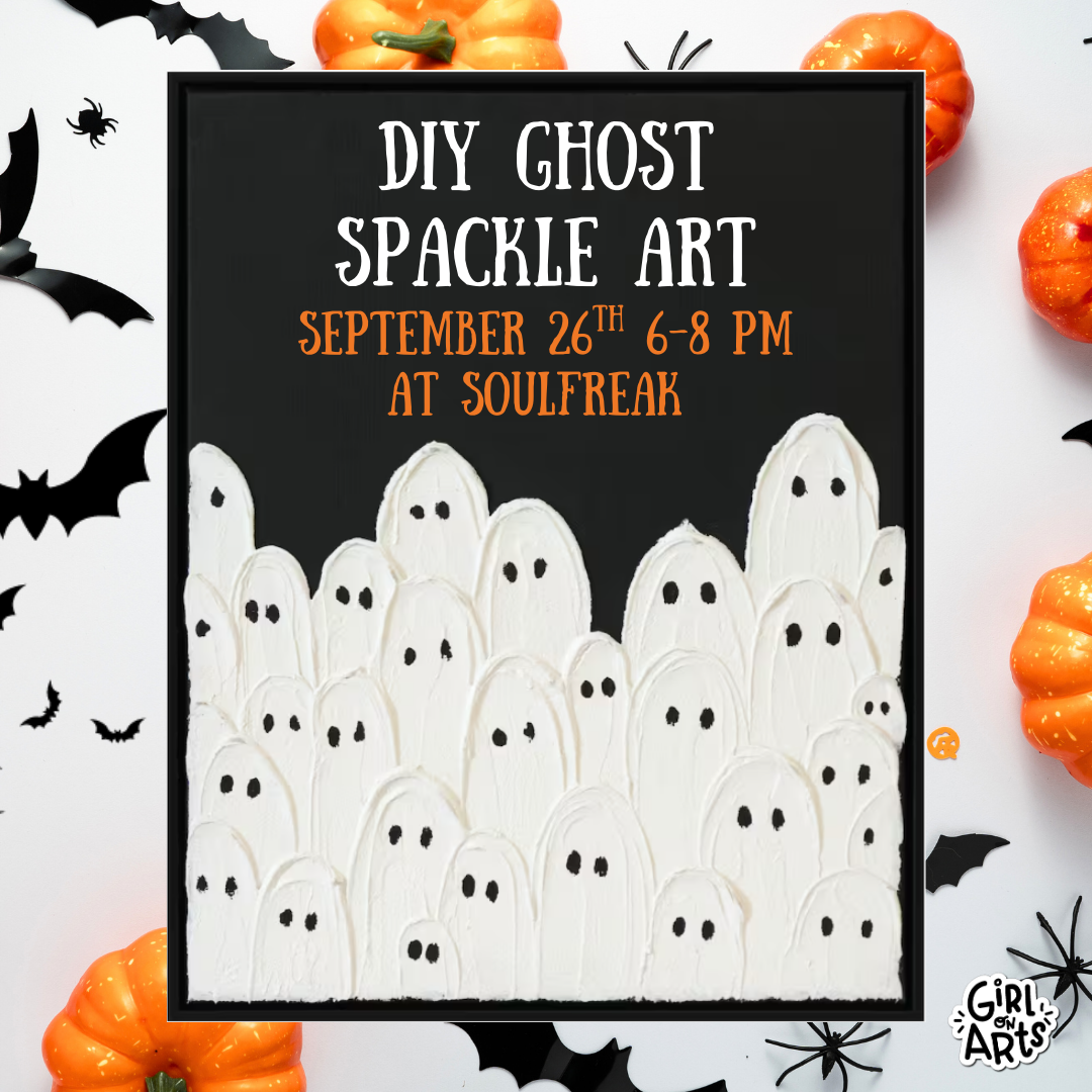 👻 DIY Spackled Ghost Painting (TikTok Trend!) at Soulfreak