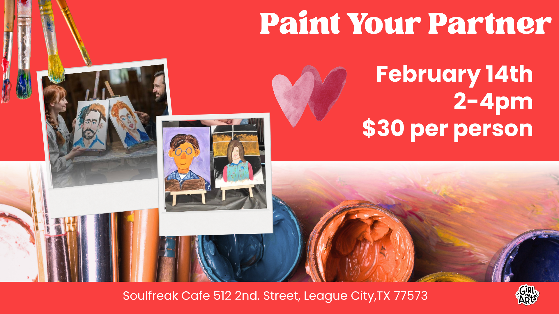 Paint Your Partner Night at Soulfreak Café🎨