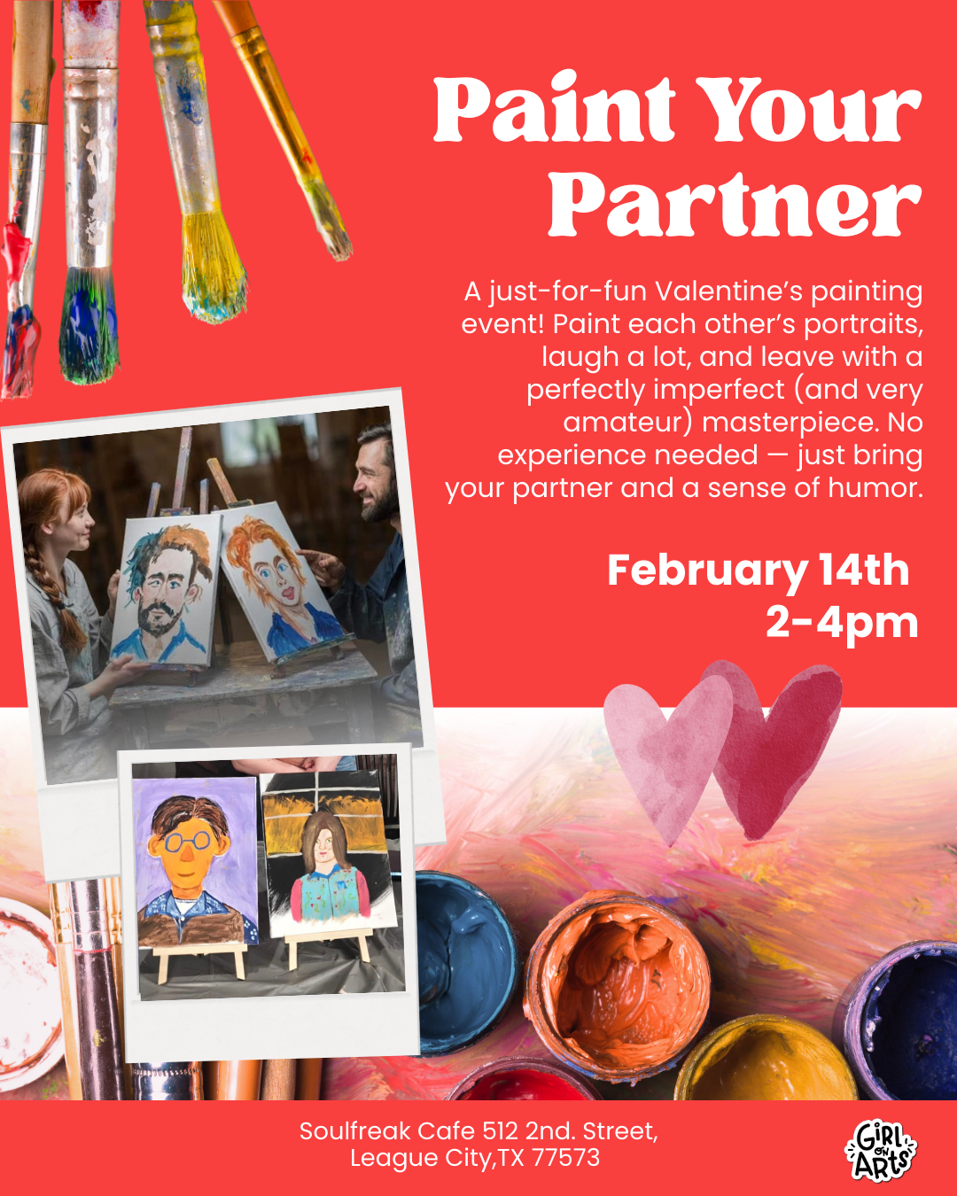 Paint Your Partner: A Valentine’s Afternoon of Fun 🎨💘