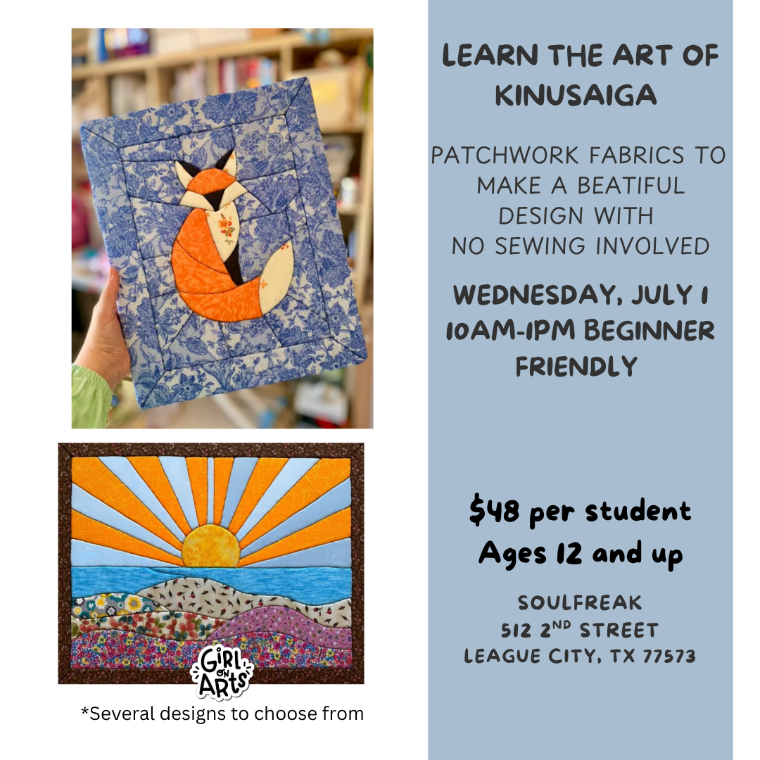 Kinusaiga Summer Day Workshop at Soulfreak (League City)