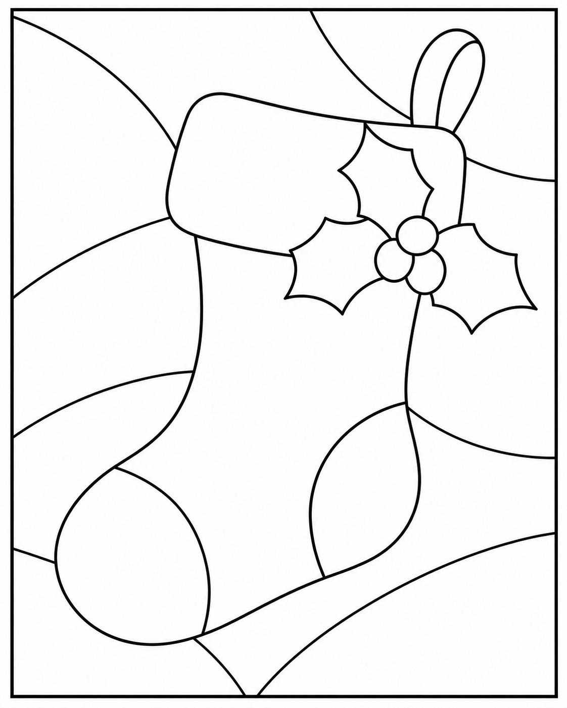 Holly-Decorated Christmas Stocking.png