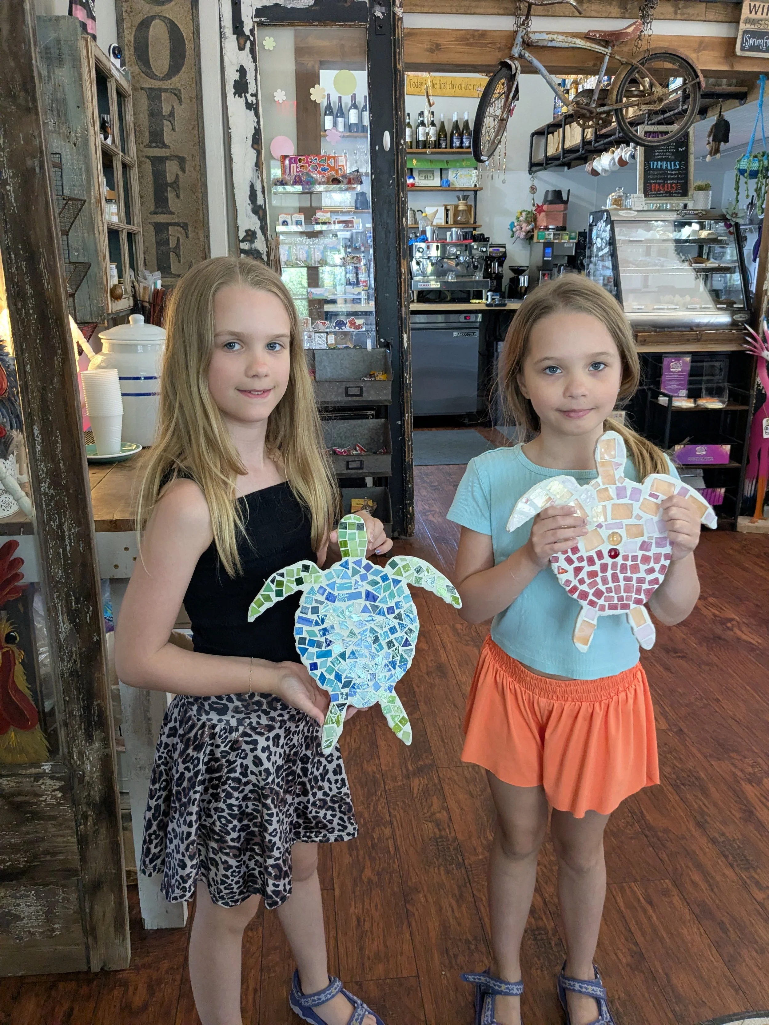 Giant Mosaic Turtle Workshop at Soulfreak (League City)🐢✨