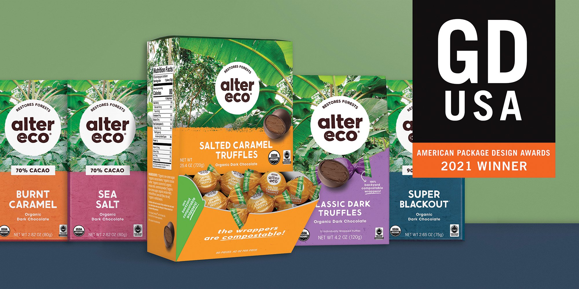Alter Eco Packaging Refresh Receives GDUSA Award — Modern Species
