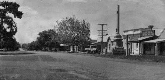 The main street in 1950