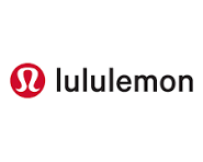 Lululemon logo with red circle and white symbol beside the text 'lululemon'.