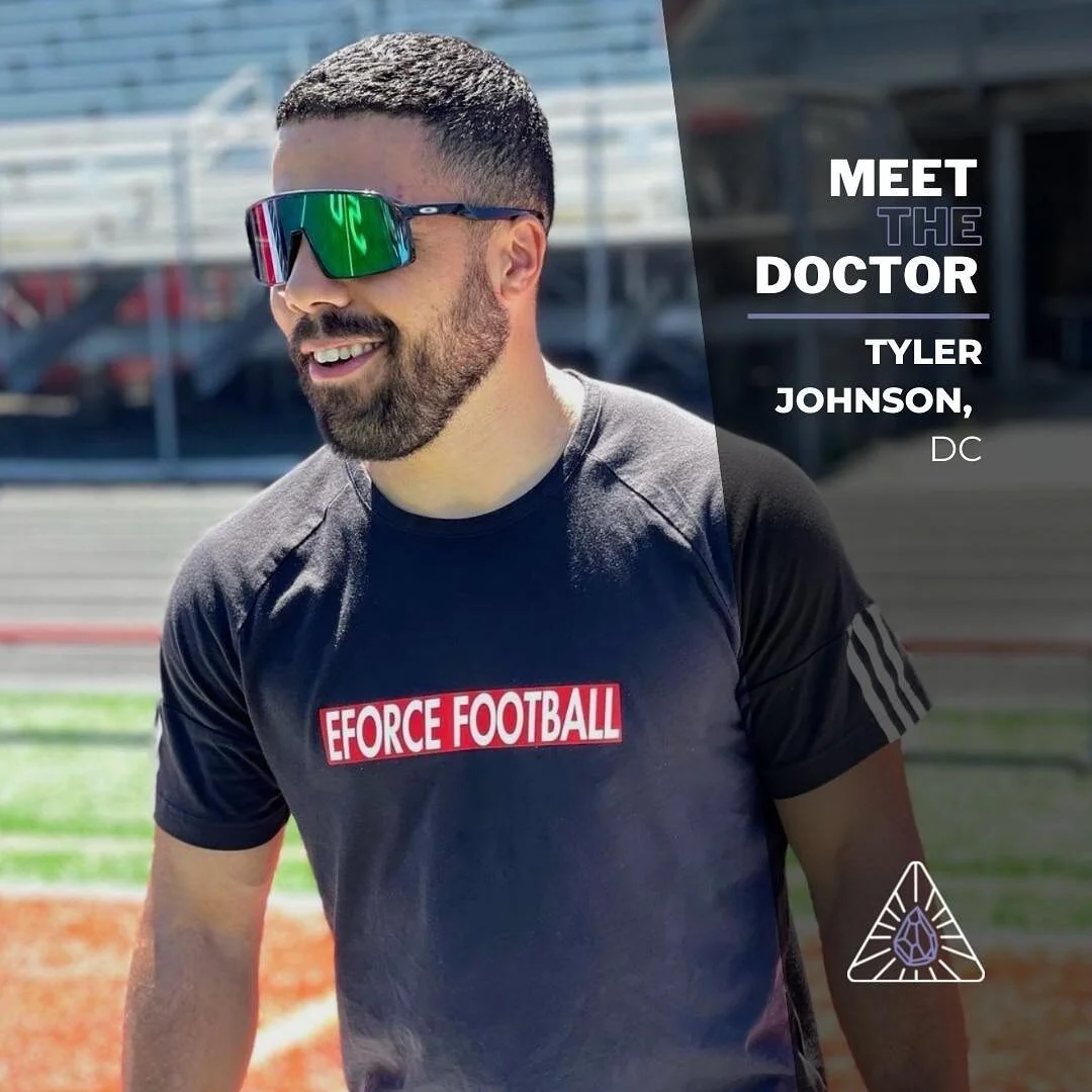 Hey Y&rsquo;all! My name is Dr. Tyler Johnson. I am a chiropractic associate with REJUVENATION Chiropractic Sports + Rehab!

I specialize in sports rehabilitation along with being a certified strength and conditioning specialist. I have experience ra