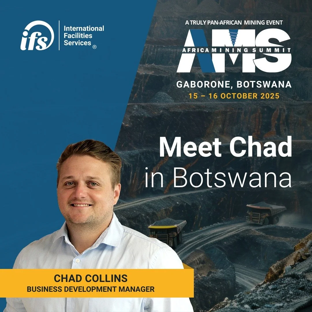 We&rsquo;re proud to share that Chad Collins, Business Development Manager at IFS, will be attending the Africa Mining Summit in Gaborone, Botswana, from 15 &ndash; 16 October.
ㅤ
At IFS, we believe that true progress in mining comes through local own