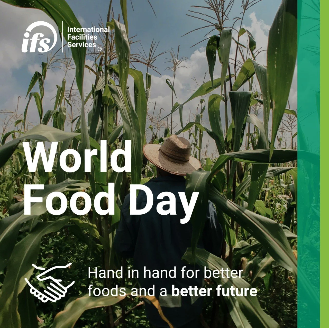 🌍🥗 World Food Day 2025 | &ldquo;Hand in Hand for Better Foods and a Better Future&rdquo;
ㅤ
At IFS, we believe better food means brighter futures.
ㅤ
✨ This year so far, we&rsquo;ve served 10.2 million meals to our clients using fresh, locally source