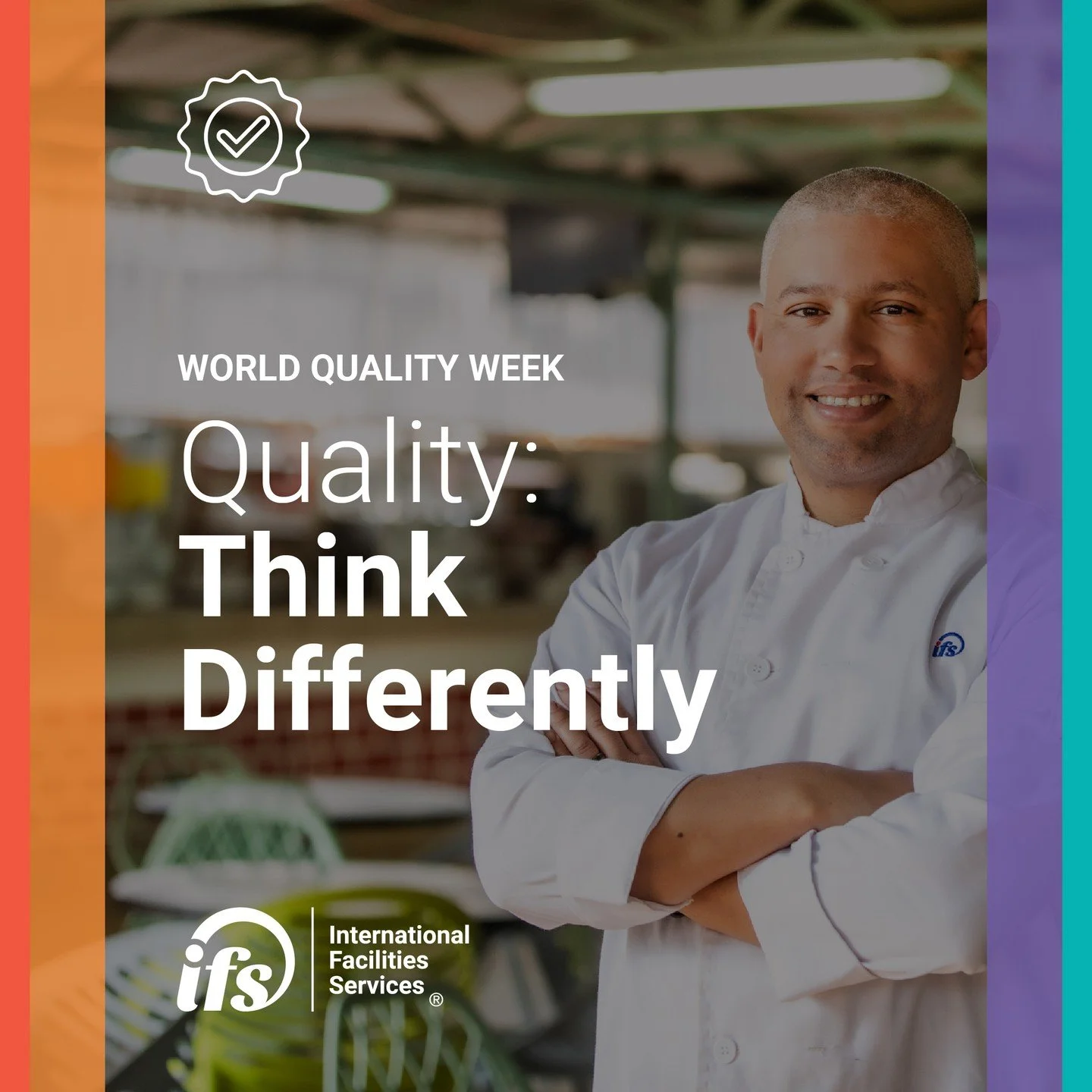World Quality Week 2025 🌍 | &ldquo;Quality: Think Differently&rdquo;
ㅤ
As the week goes on, we&rsquo;re celebrating the everyday moments that show what quality really means at IFS.
ㅤ
It&rsquo;s in every meal prepared with care.
Every system that sup