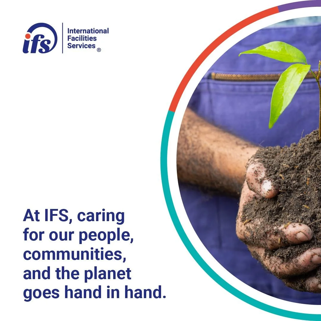 🌍 At IFS, caring for our people, communities, and the planet goes hand in hand. In 2026, we&rsquo;re committed to sustainability: reducing waste, sourcing responsibly, and making thoughtful decisions that positively impact the environment and the co