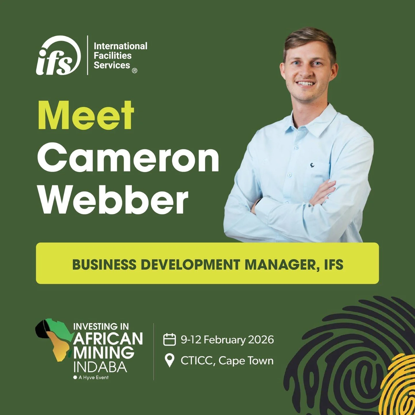 Meet Cameron Webber, Business Development Manager at IFS, supporting mining operations across Zambia, South Africa, Lesotho, and Madagascar.
ㅤ
Cameron works closely with site and corporate leadership to deliver facilities management and site optimisa