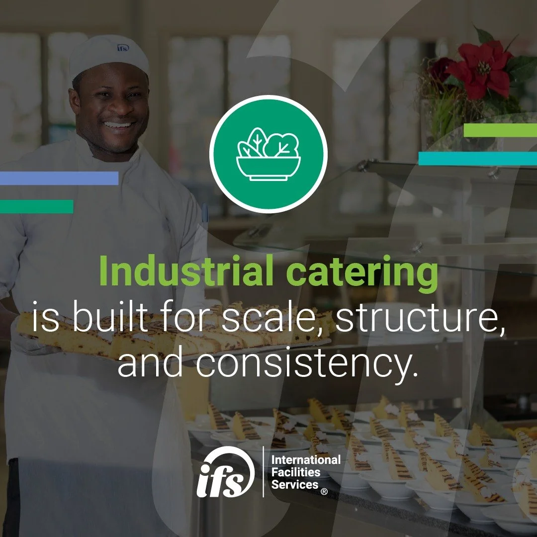 Industrial catering is built for scale, structure, and consistency.
ㅤ
At IFS, we align catering services with your site&rsquo;s daily operations to support efficiency and flow.
ㅤ
Contact us or visit https://vist.ly/4xijb to learn more.
ㅤ
#IFSAfrica #