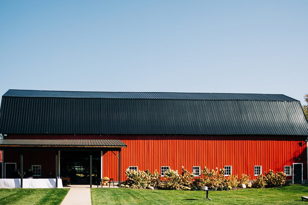 blue heron barn wedding venue