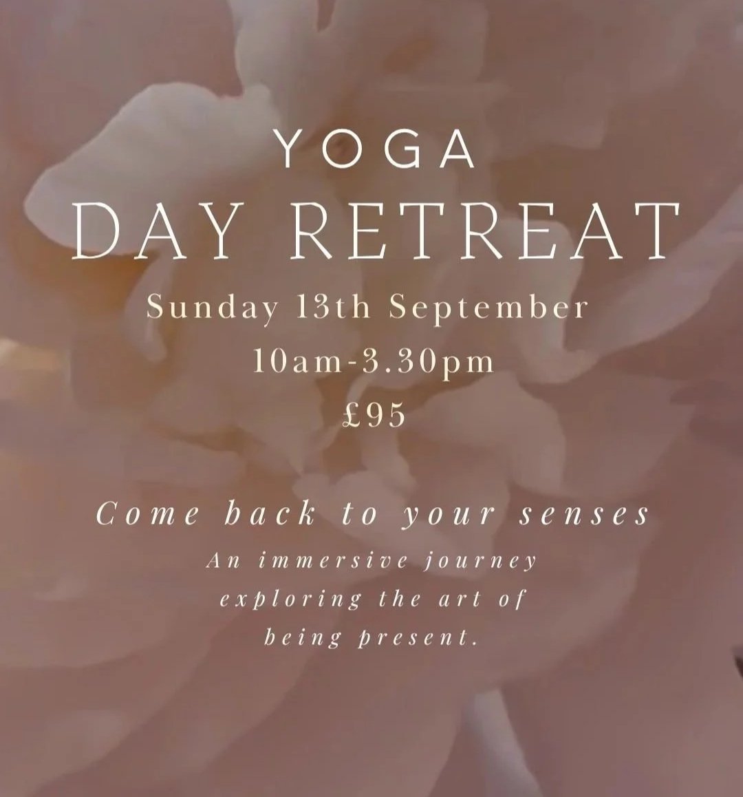 YOGA DAY RETREAT - Come back to your senses