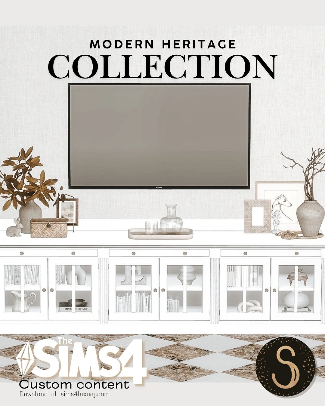 ▪️ Modern Heritage Collection - Modular cabinet ▪️

✔️ Available now on my website 

.
.
.

#thesims #thesimscc #thesimshousedesign #thesims4 #thesims4cc #thesims4ccfinds #simstory #simstagram #simstagrammer #sims #simscc #simshouse #simsbuild #sims4