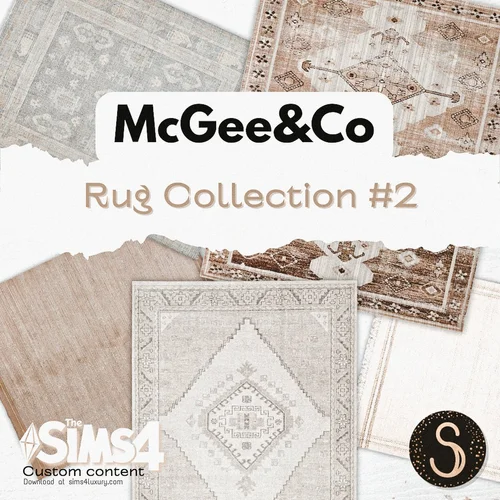 Red Rug Mc McGee&Co — Sims4Luxury
