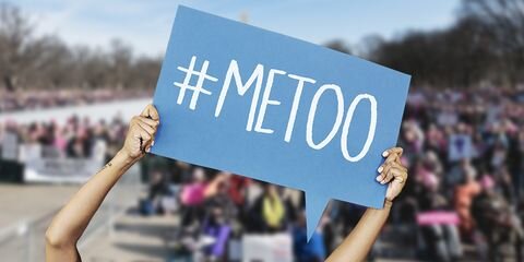 The hashtag of being sexually harassed #metoo
