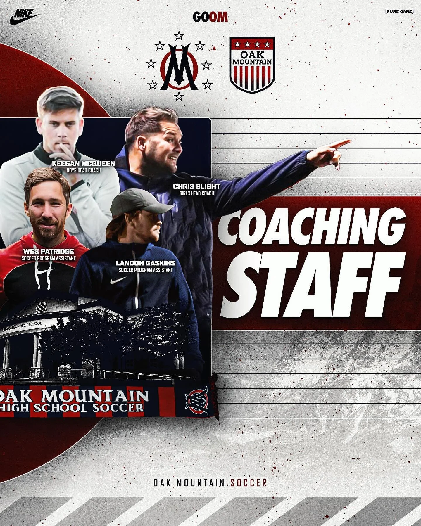 There will be a formal introduction of our new soccer coaching staff on Monday July 14th at 6pm in the OMHS media center. Please come and join us to welcome Coach McQueen, Coach Gaskins and Coach Patridge and to hear more about the future of our socc