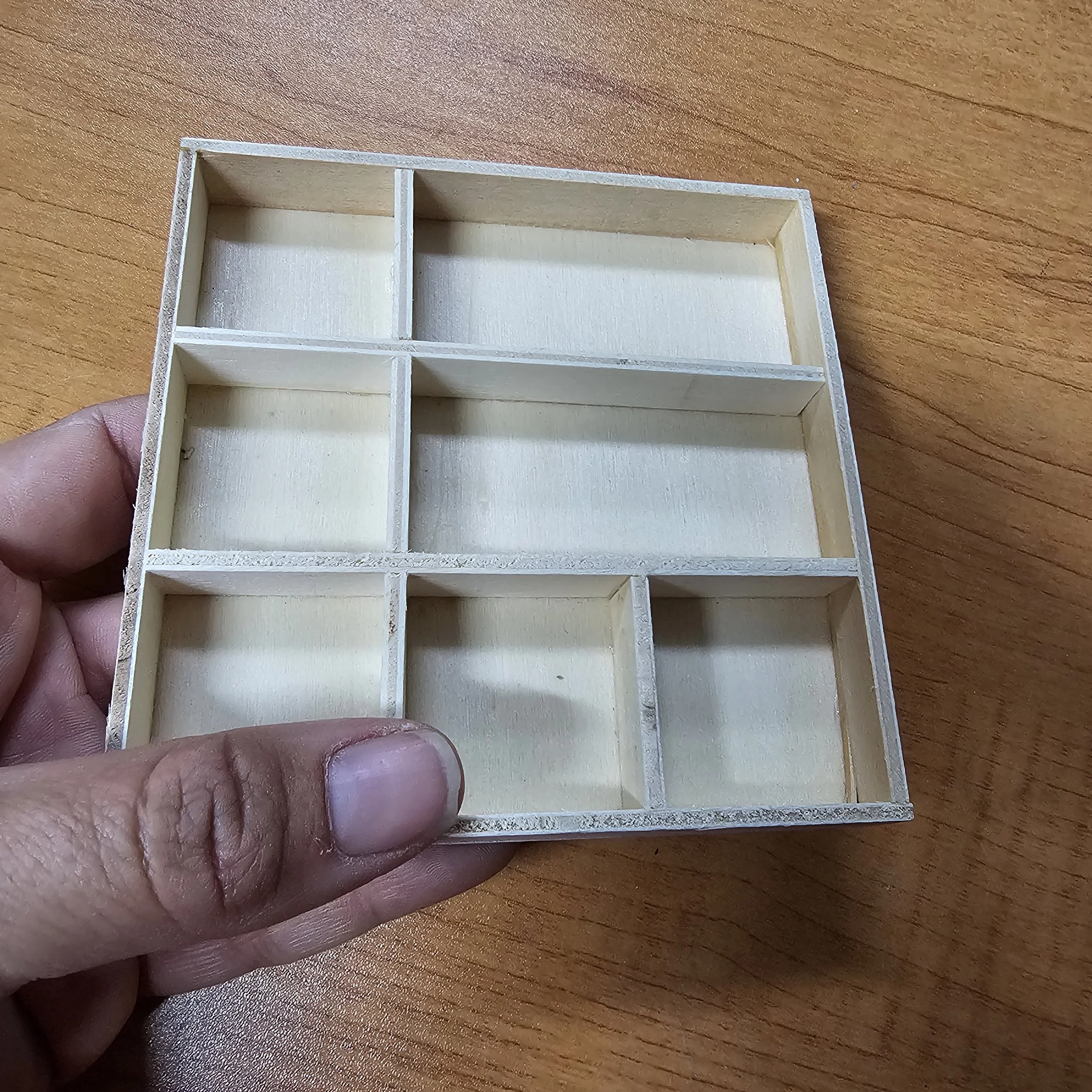 Mini sorting tray, unsealed - seconds