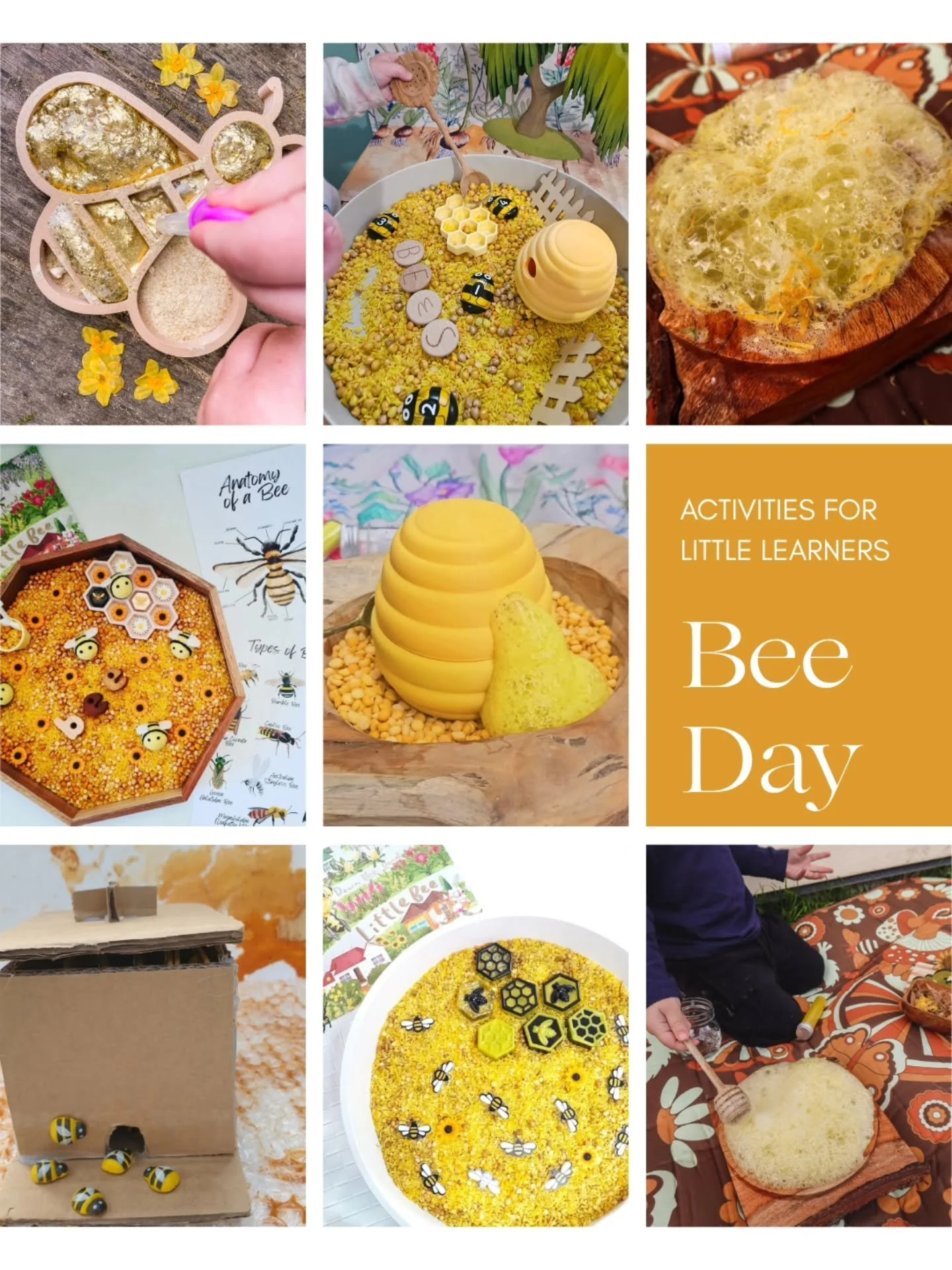 World Bee Day 🐝💛

Such a tiny creature&hellip; making a huge impact on our world.

Introducing bees through play helps children understand just how important they are &mdash; in a way that feels fun, hands-on and meaningful.

Why it matters 👇
🐝 B