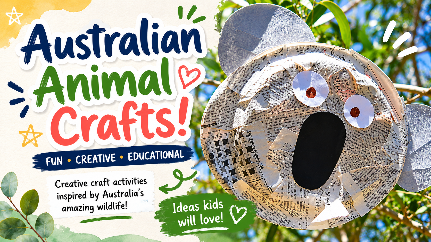 Australian Animal Craft Activities for Kids
