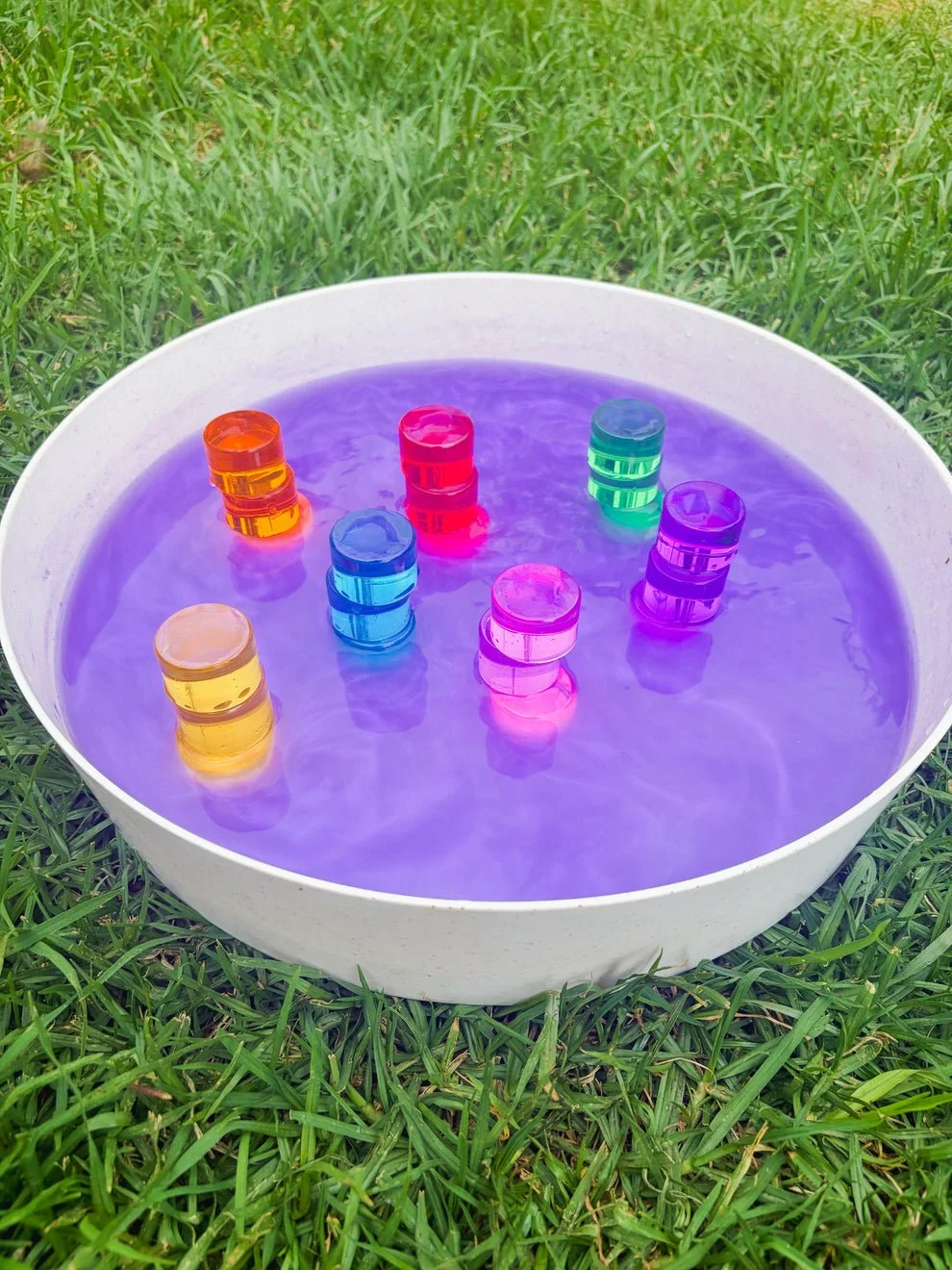 Kingdom Coins used for sensory and loose parts play.