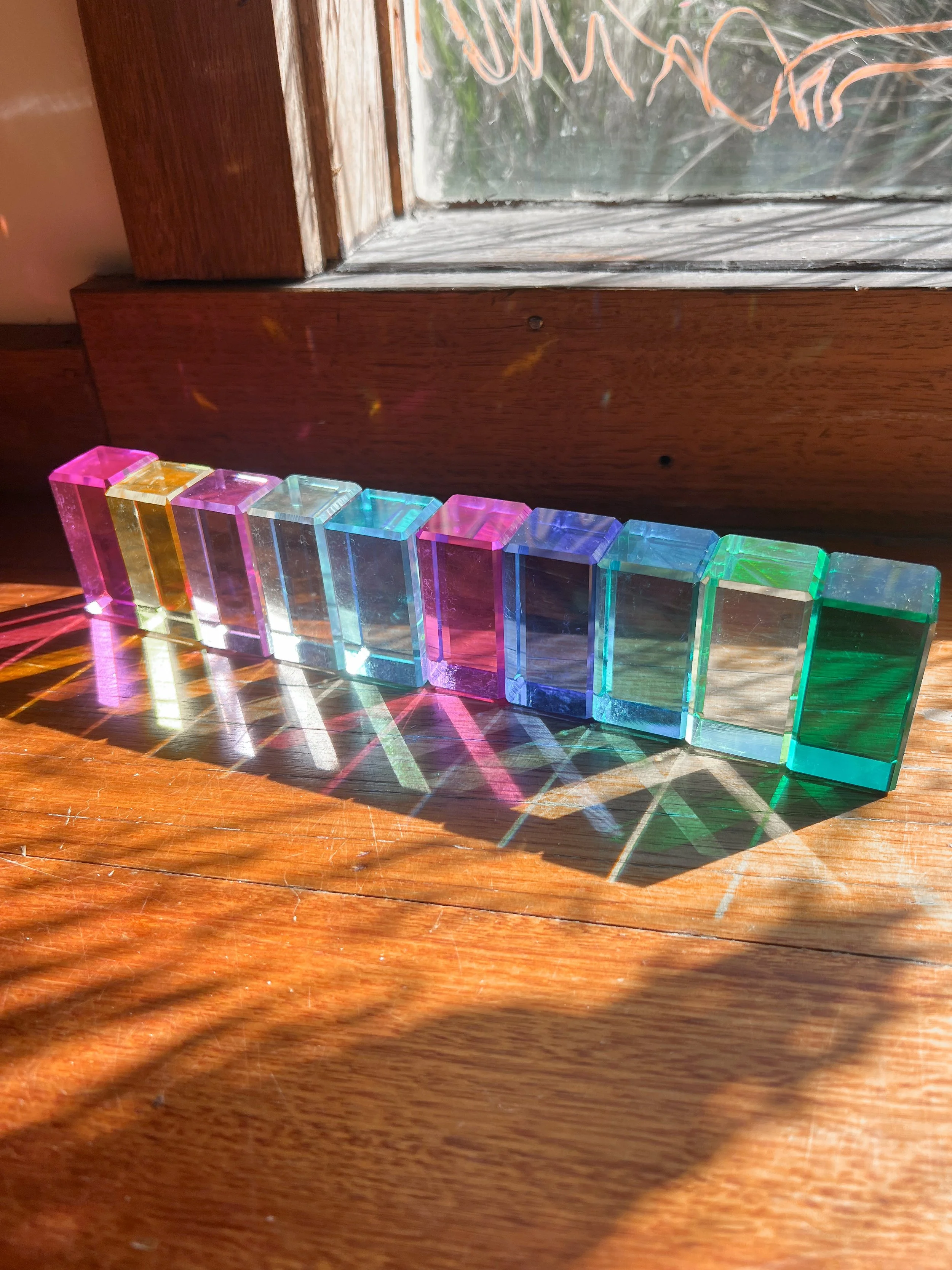 Lucite Rectangle Blocks