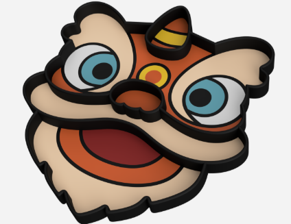 Chinese Dragon Sensory Play Tray