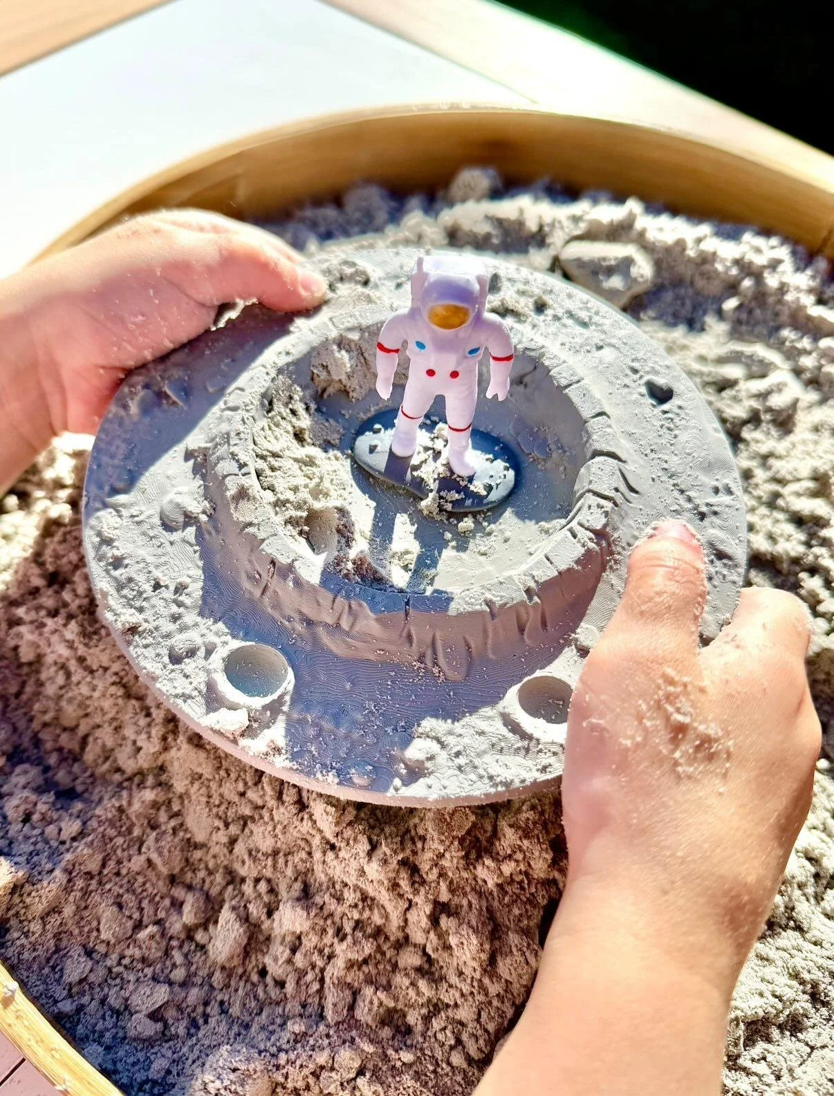 Moon Crater Sensory Tray