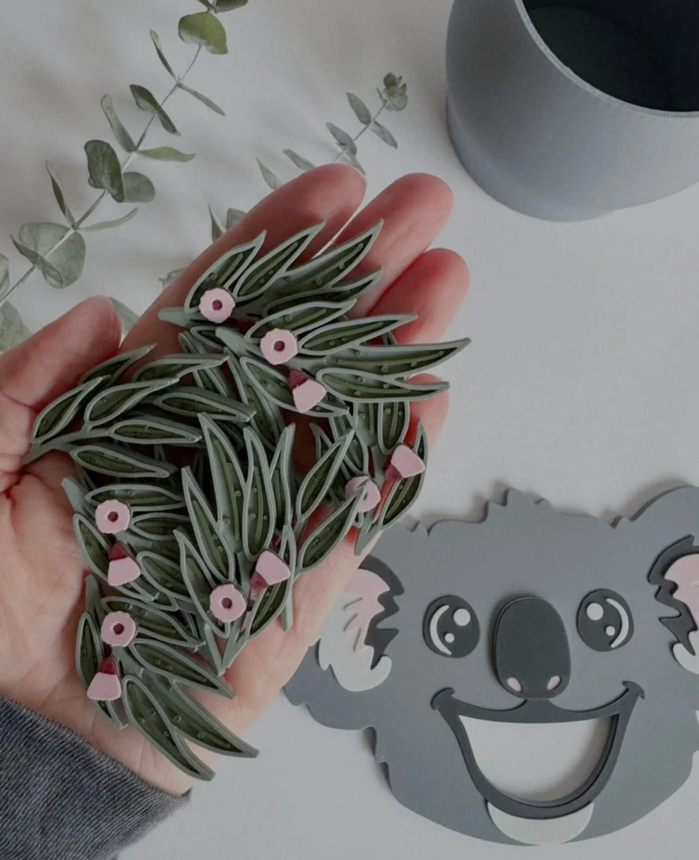 Counting activity using koala sensory play set