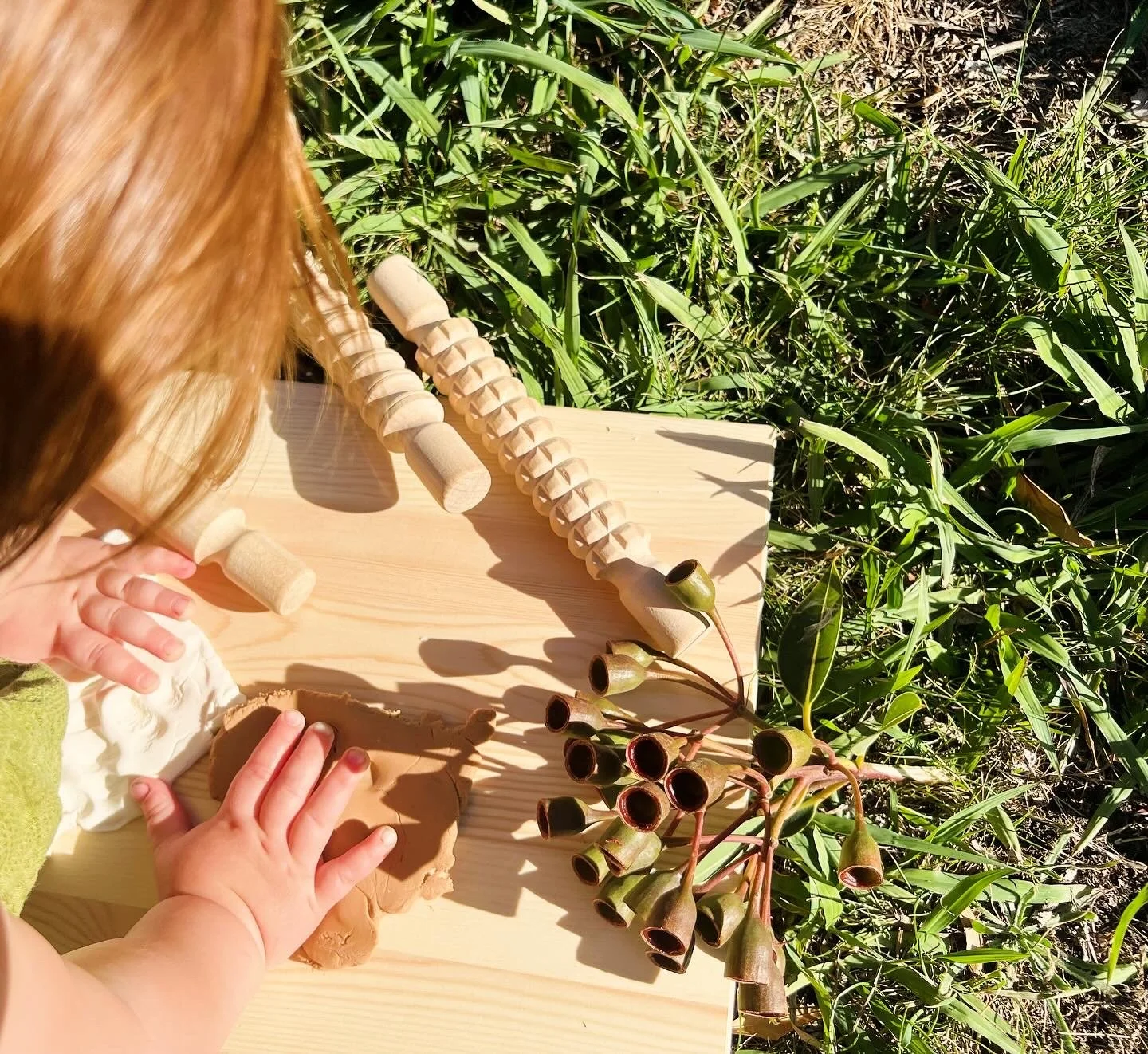 NAIDOC Week sensory play setup encouraging children to explore nature, culture, storytelling and creative play through sensory learning.
