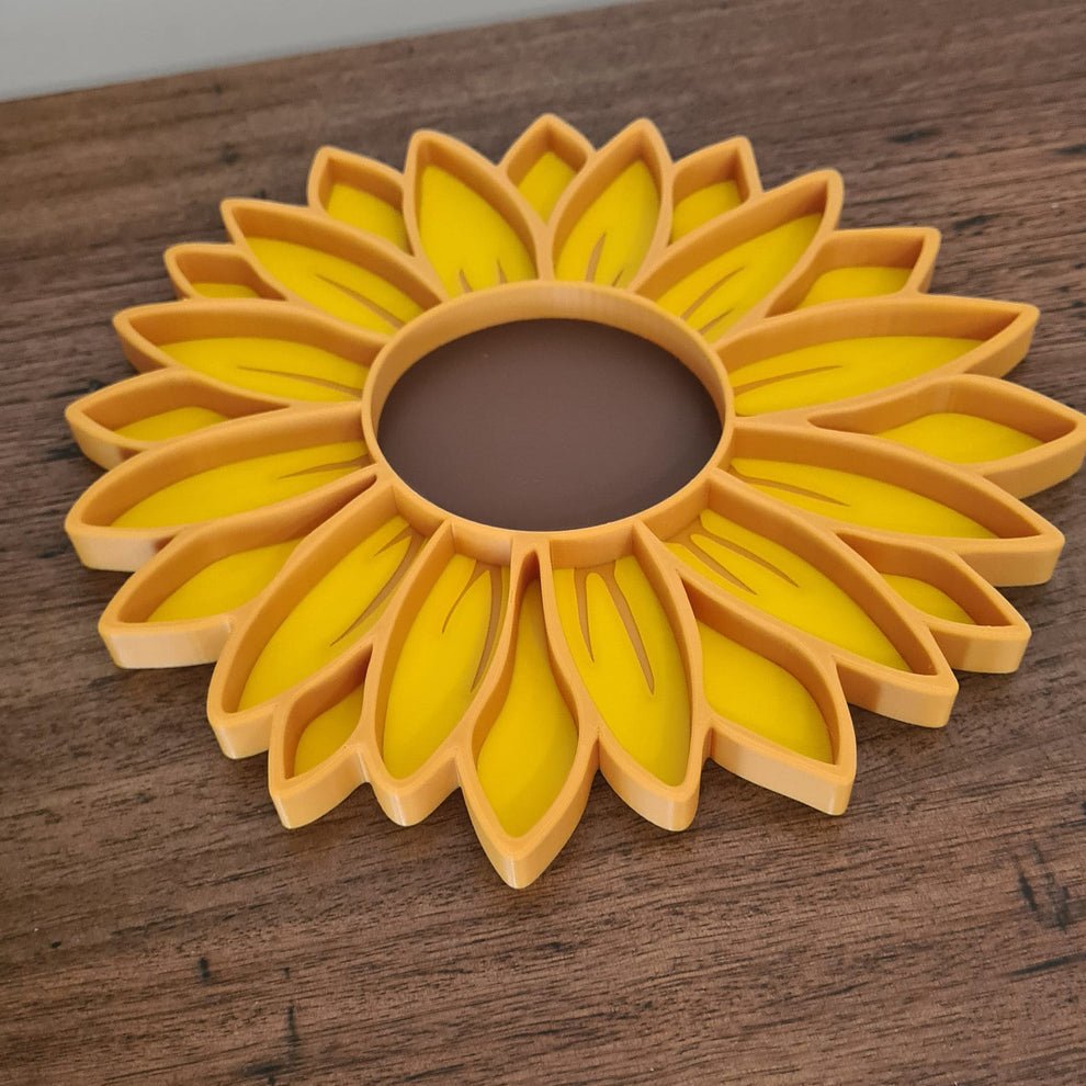 Sunflower Sensory Play Tray
