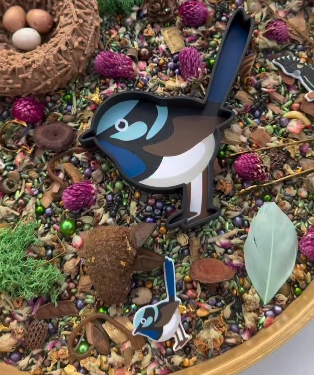 Fairy Wren Sensory Play Tray