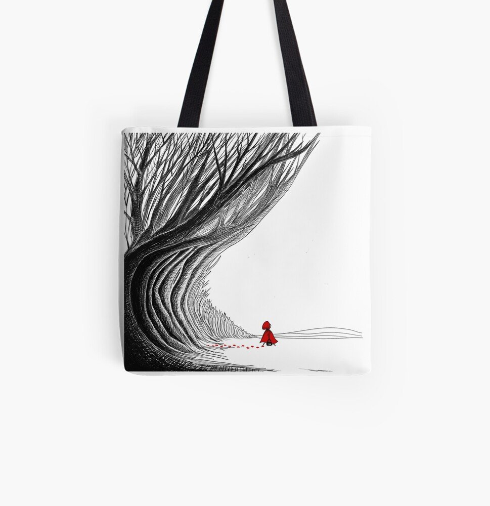 Little Red Riding Hood tote bag