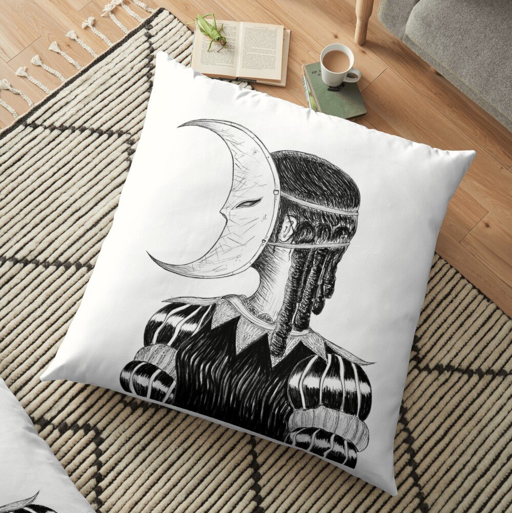 Moon Mask pillow