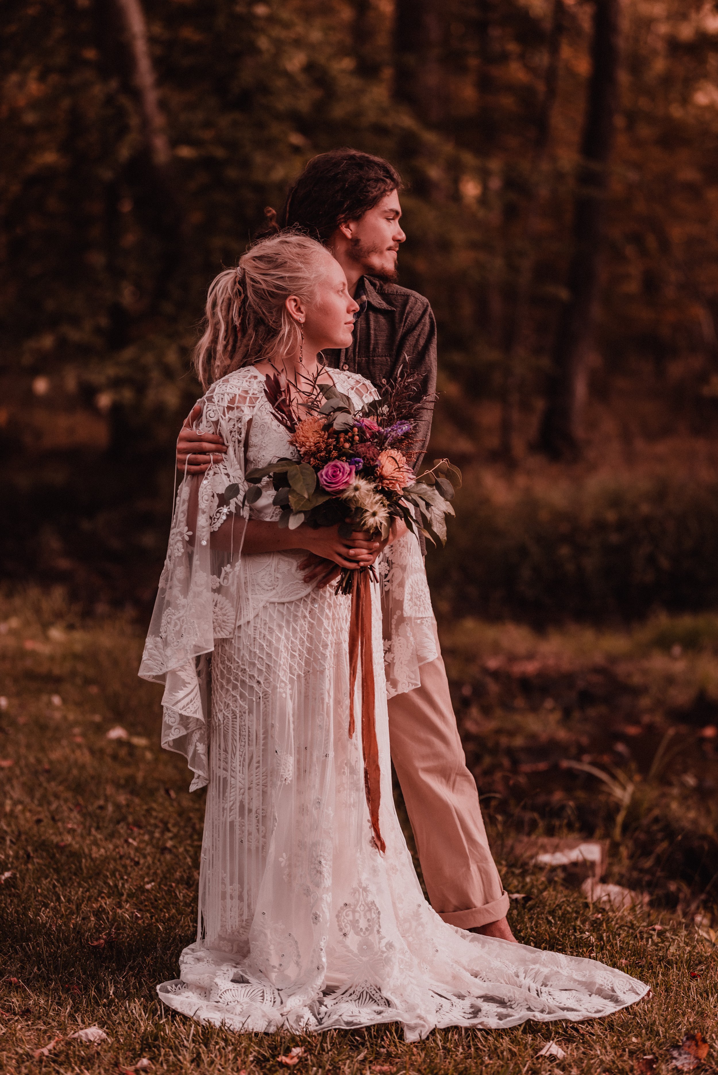 Madison + Jaz | Woodland Elopement | Sabillasville Maryland | Caboose Farm Wedding Photographer | Caboose Farm Elopement Photographer-136.jpg