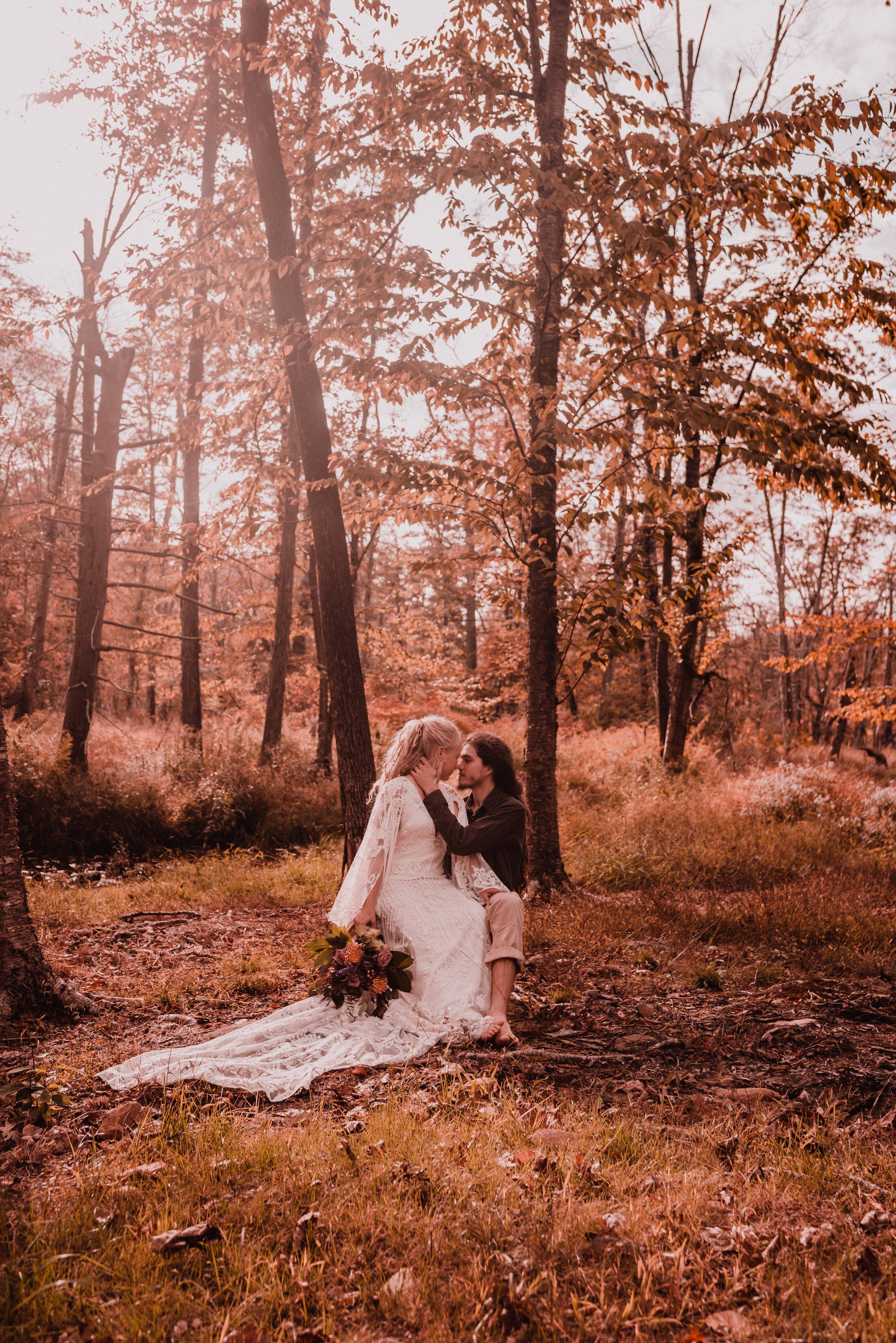 Madison + Jaz | Woodland Elopement | Sabillasville Maryland | Caboose Farm Wedding Photographer | Caboose Farm Elopement Photographer-184.jpg