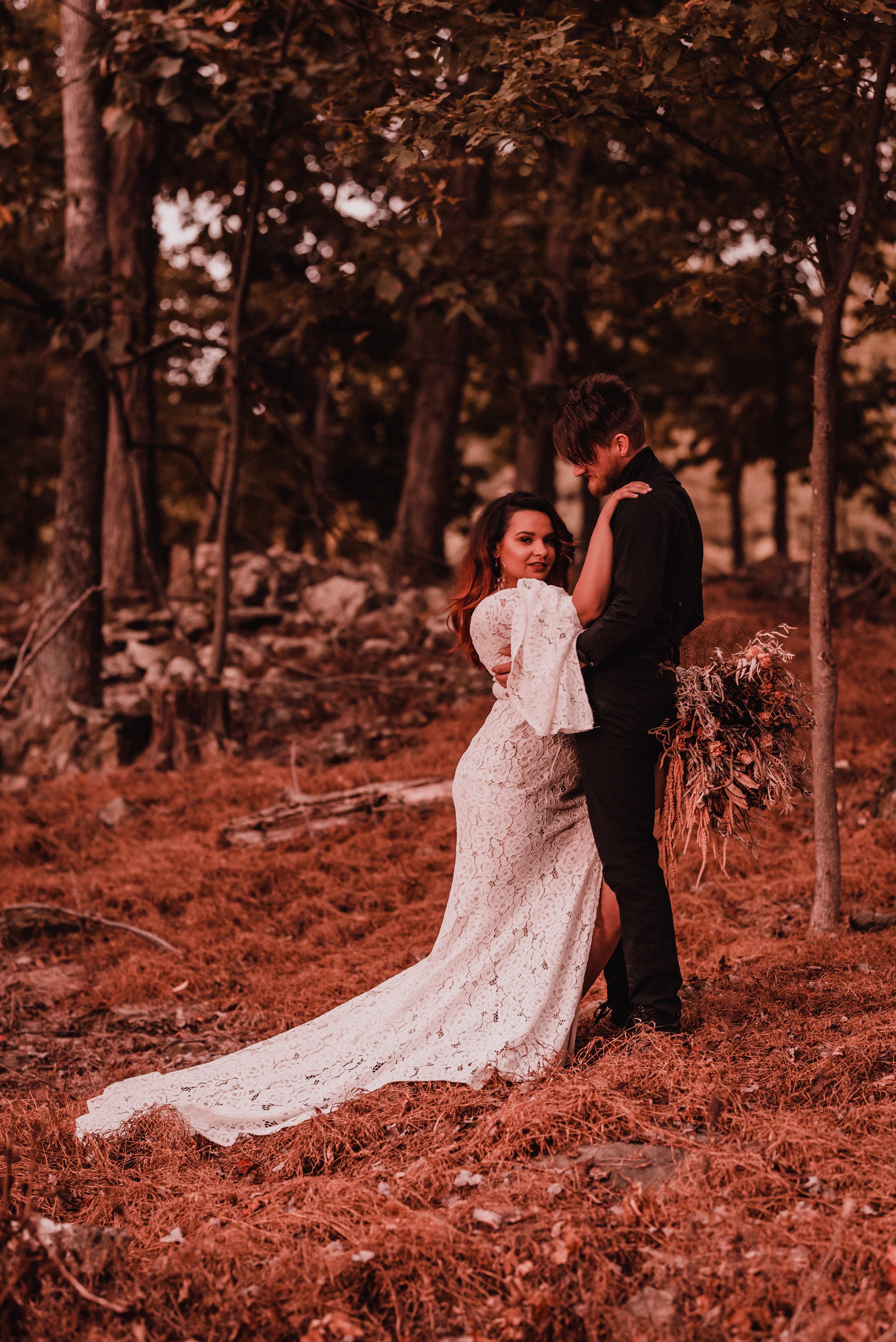Je T'amie + Blake | Woodland Elopement | Sabillasville MD | Caboose Farm Wedding Photographer | Catoctin Mountain Elopement Photographer-76.jpg